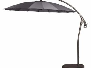 Lotus T1 2.7m Grey Overhang Parasol Including base - Image 1