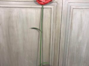 POPPY GARDEN ART METAL FREESTANDING MEDIUM 140CM - Image 1