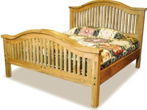 Oak Curved Bed Double - VB005