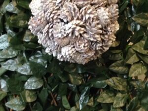 pinecone christmas ball