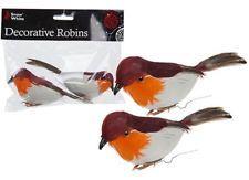 CHRISTMAS DECORATIVE ROBINS