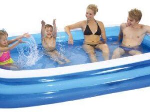 2.62m Garden Inflatable Rectangular Swimming Pool (Large) - Image 1