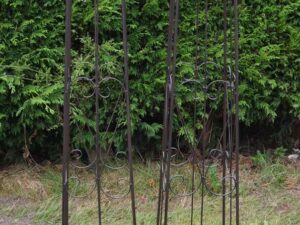 Obelisk Brown Metal Square Medium Set of 2 - Image 1