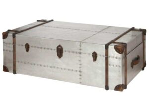 Aluminium Effect Coffee Table