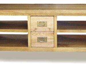 Reclaimed Oak Wide TV Unit