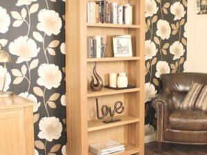 Aston Oak Large Open Bookcase