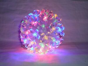 Christmas Sakura Ball 50 LED Multi