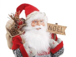 XMAS SANTA IN JUMPER STANDING 24'
