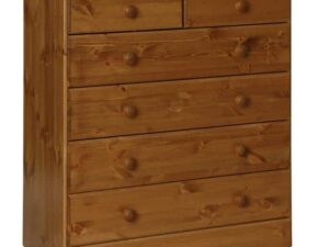 Scandi 2 + 4 Drawer Chest in Pine - Image 1