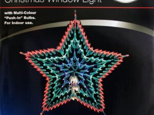 The Benross Christmas Workshop Star Silhouette Light, Multi-Colour