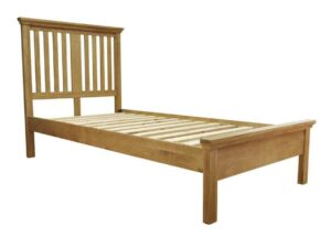 Alcester Oak Bedroom 3'0" Bed - Image 1