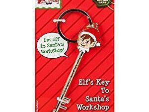 Elf's Key to Santa's Workshop Festive Christmas Decoration - Image 1