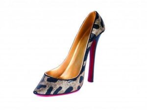 Gold Stiletto Wine Bottle Holder Christmas Gift