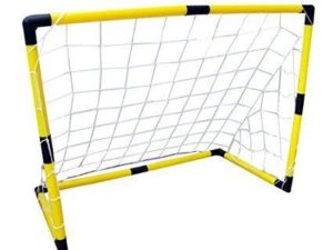 Kingfisher Unisex SF3 Football and Goal Garden Game Set, Yellow, NA - Image 1