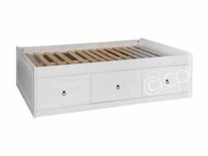 Corona White Washed Cabin Bed - Image 1