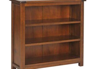 New Wooden Boston Traditional Low Bookcase - Image 1
