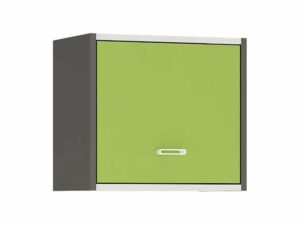Furniture To Go Alien Green Door for Hanging Wall Cupboard, Wood, Graphite/Light Grey - Image 1