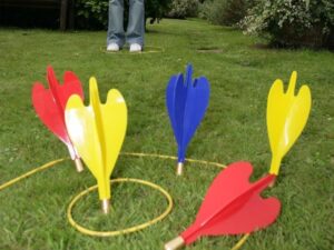 NEW GIANT GARDEN DARTS OUTDOOR GAME THROWING FAMILY SUMMER FUN PARTY PUB GAME - Image 1