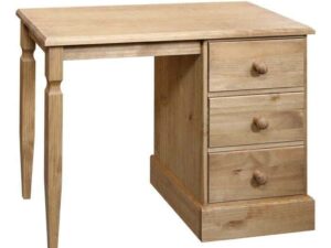 Wooden Cotswold Single Pedestal Dressing Table Desk Bedroom