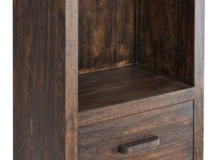 Vintage Small Bookcase With Drawer - Assembled