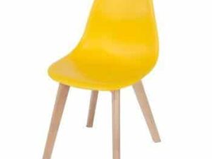 Aspen Plastic Chair Yellow - Image 1