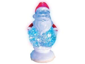 The Benross Christmas Workshop 9-inch LED Water Santa Ornament - Image 1