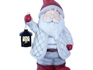 Christmas Standing Santa with Lantern 50cm