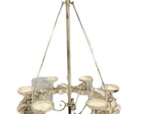 Aged Ivory Carousel Tealight Holder - Image 1