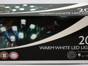 200 Warm White Led Christmas Lights - Multi Function - Image 1