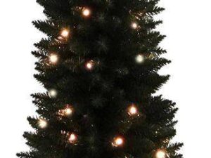 6ft Pre Lit Slim Line Christmas Tree