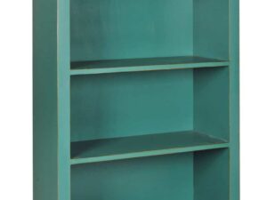 Nanjing Tall Bookcase, Aged Teal - Assembled
