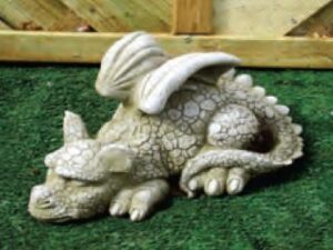 DRAGON LAYING GARDEN ORNAMENT - CLICK & COLLECT ONLY - Image 1