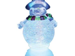 Christmas Snowman Water Globe Colour Changing LED