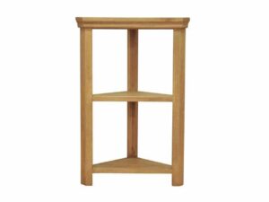 Alcester  Oak Dining Corner Shelf Unit - Image 1