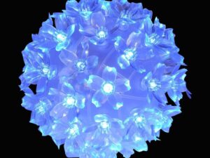 Christmas Sakura Ball 50 LED Blue