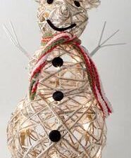 Christmas Snowman with Lights 46cm