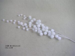 Christmas Tree Branch With 55 Snow Balls Crystal Effect 105Cm