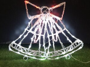 Christmas Double Bell LED Acrylic