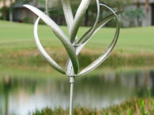 Garden Cheyenne Wind Spinner, Silver