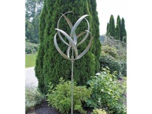 Garden Cheyenne Wind Spinner, Silver VERDE
