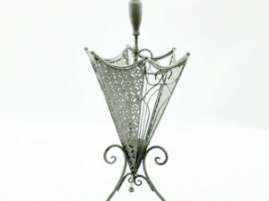Metal 70cm Lead Colour Umbrella Stand - Image 1