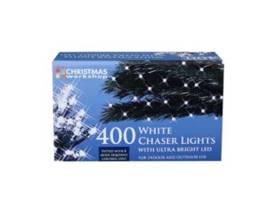 The Christmas Workshop 400 LED Chaser String Lights - Bright White