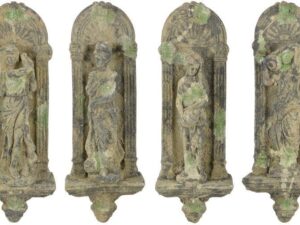 Aged Terracotta 4 Seasons Roman Wall Statues - ASSORTED - Image 1