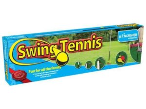 KINGFISHER SWING TENNIS GAME WITH BALL & 2 RACKETS KIDS ADULT FAMILY SUMMER FUN - Image 1