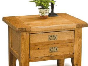 Oak Lamp Table 1 Drawer - VA004 - Image 1