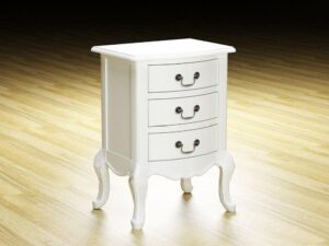 Charlotte 3 Drawer Bedside - Image 1