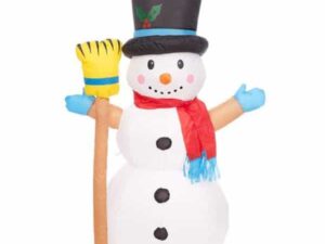 4FT Outdoor Inflatable Snowman - Twinkle LED - Image 1