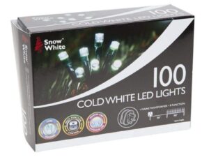 Xmas Lights 100 Cold White LED - Image 1
