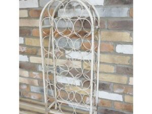 Rustic Metal Wine Rack