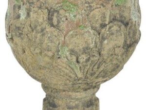 Aged Terracotta Pinecone Outdoor Garden Finial (small)